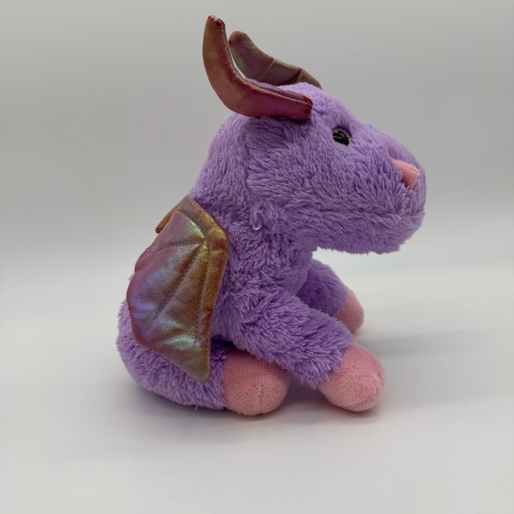 Adorable Purple and Pink Dragon Plush Toy - Picture 4 of 5